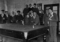 Soldiers From The Newfoundland Regiment Playing Billiards In TheThird London General Hospital Wandsworth