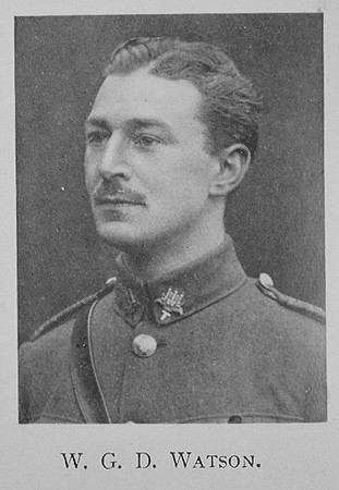 Watson W G D Captain Kings Own Scottish Borderers
