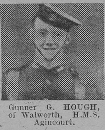 Hough G Gnr HMS Agincourt Royal Navy The Vivid 13th Mar 1915