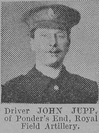 Jupp J Dvr Royal Field Artillery Of Ponders End The Vivid 13th Mar 1915