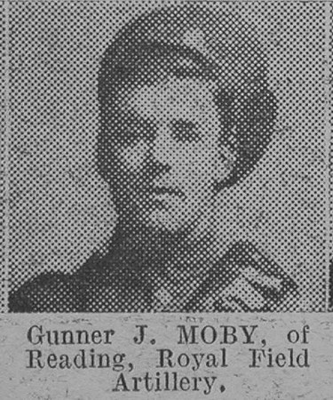 Moby J Gnr Royal Field Artillery Of Reading