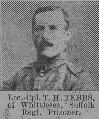 Tebbs T H LCpl Suffolk Regiment Of Whittlesea The Vivid 13th Mar 1915