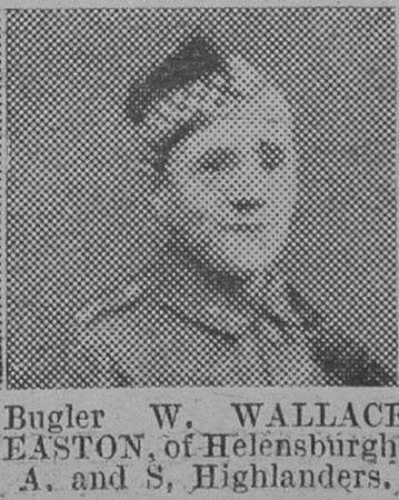 Wallace-Easton W Bugler Argyll And Sutherland HighlandersOf Helensburgh The Vivid 13th Mar 1915