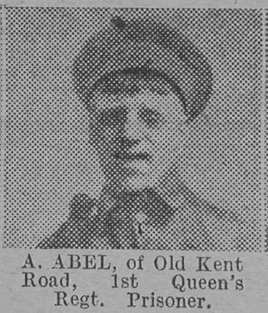 Abel A Pte 1st Queens Royal West Surrey Regiment Of Old Kent Road The Vivid 20th Mar 1915