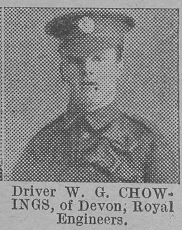 Chowings W G Dvr Royal Engineers Of Devon The Vivid 20th Mar 1915