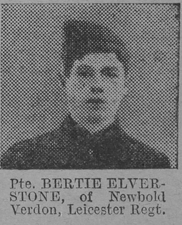 Elverstone B Leicestershire Regiment Of Newbold Verdon The Vivid 13th Mar 1915