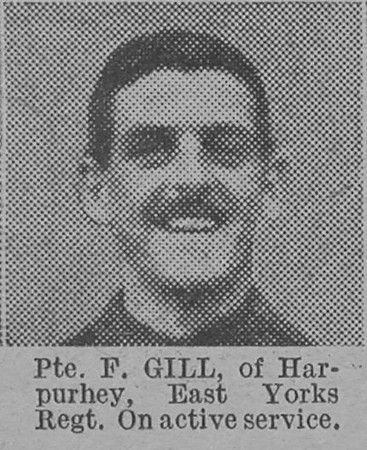 Gill F Pte East Yorks Regiment Of Harpurhey The Vivid 20th Mar 1915