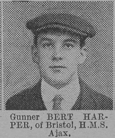 Harper B Gnr HMS Ajax Royal Navy The Vivid 20th Mar 1915