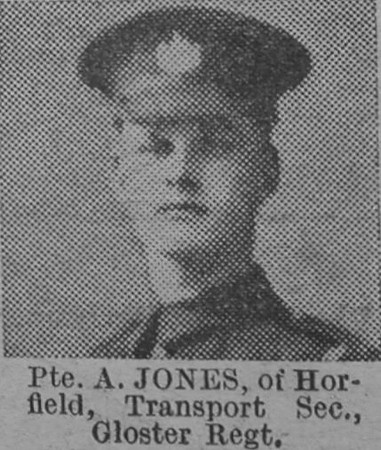 Jones A Pte Gloucestershire Regiment Of Horfield The Vivid 20th Mar 1915