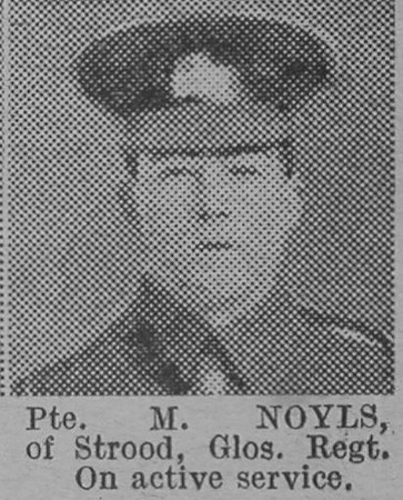 Noyls M Pte Gloucestershire Regiment Of Strood The Vivid 20th Mar 1915