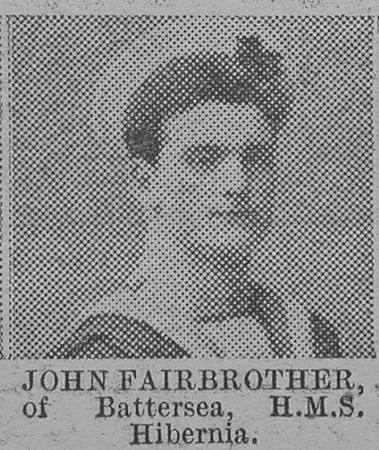 Fairbrother J AB J3418 HMS Hibernia Royal Navy Of Battersea The Vivid 27th Mar 1915