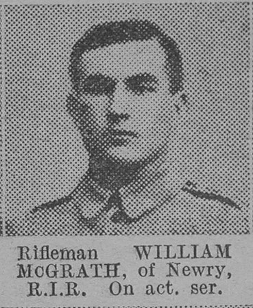 McGrath W Rfn Royal Irish Rifles Of Newry The Vivid 27th Mar 1915
