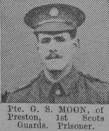 Moon G S Pte 1st Scots Guards Of Preston The Vivid 27th Mar 1915