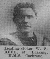 Reed W S Leading Stoker HMS Cochrane Royal Navy Of Barking The Vivid 27th Mar 1915