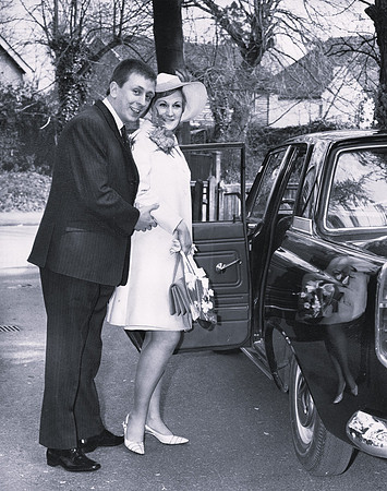 A 1960s Bride And Groom