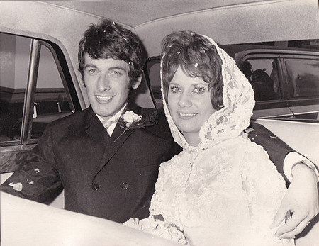 A 1960s Bride And Groom