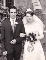 A 1960s Bride And Groom