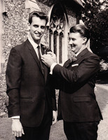 A 1960s Groom And Best Man