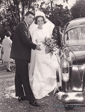 A 1960s Bride And Groom