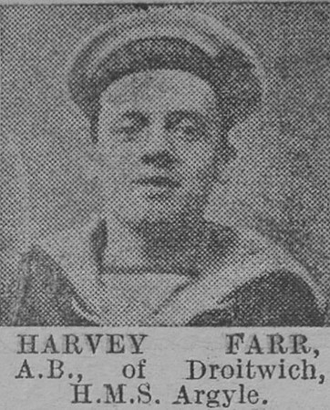 Farr H AB HMS Droitwich Royal Navy Of Droitwich The Vivid 3rd Apr 1915