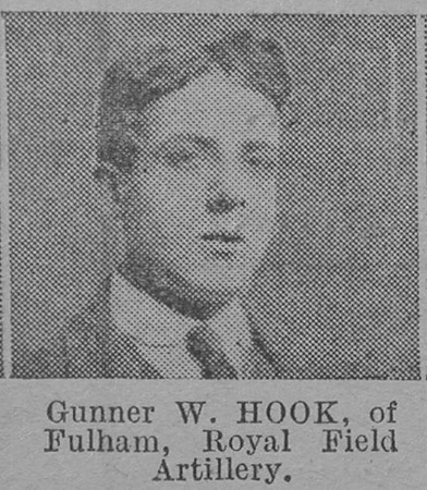 Hook W Gnr Royal Field Artillery Of Fulham The Vivid 3rd Apr 1915