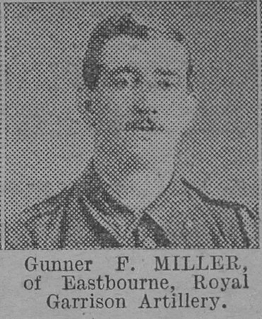 Miller F Gnr Royal Field Artillery Of Eastbourne The Vivid 27th Mar 1915