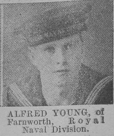 Young A AB Royal Naval Division Of Farnworth The Vivid 3rd Apr 1915