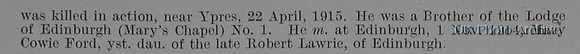 Hamilton R P Pte 29555 16th Canadian Expeditionary Force Obit Part 2