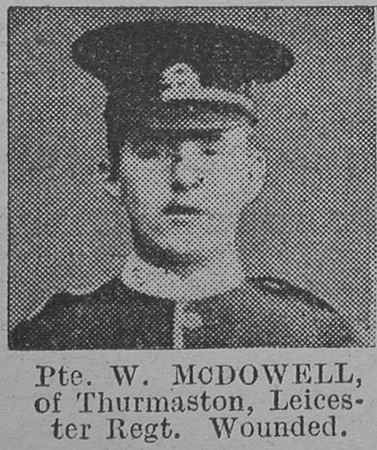 McDowell W Pte Leicestershire Regiment Of Thurmaston The Vivid 10th Apr 1915
