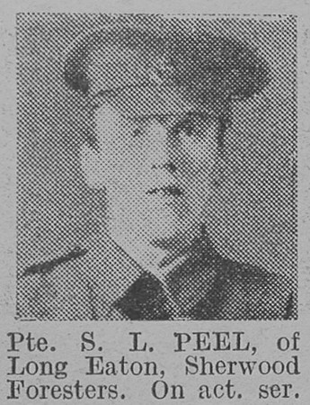 Peel S L Pte Notts And Derby Regiment Of Long Eaton The Vivid 10th Apr 1915