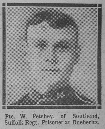 Petchey W Pte Suffolk Regiment Of Southend The Vivid 10th Apr 1915