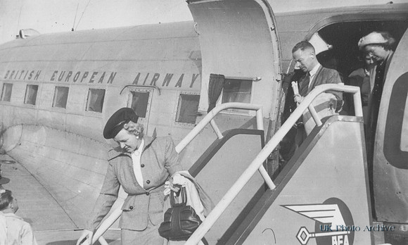 British European Airways Flight To The Isle Of Mann 1947