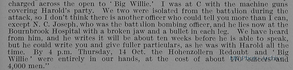 Beaufort O H 2nd Lt 6th North Staffordshire Regiment Obit Part 3
