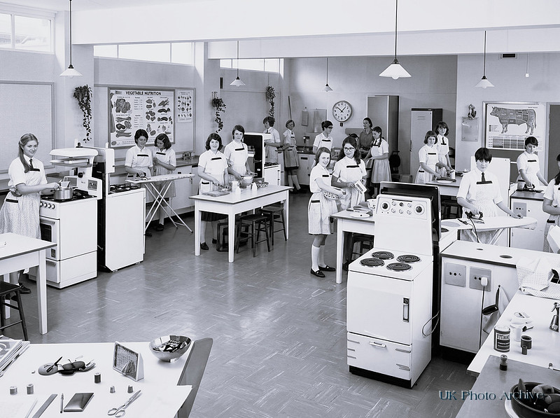 St Andrew's Home Economics Room Late 1960s