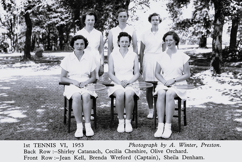 The Park School Preston 1st Tennis VI 1953