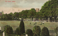 Sutton Green 1908 Postcard To Mrs Potter 108 Sydenham Road North, West Croydon