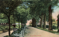 Angel Hill Sutton 1906 Postcard To Miss Cocksedge 10 Foxbourne Road, Balham, S.W. Sutton  Postmark