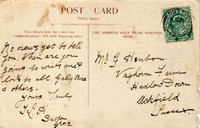 Sutton County School Posted 1904 To Mr G Henton Waghorn Farm Hadlow Down Uckfield