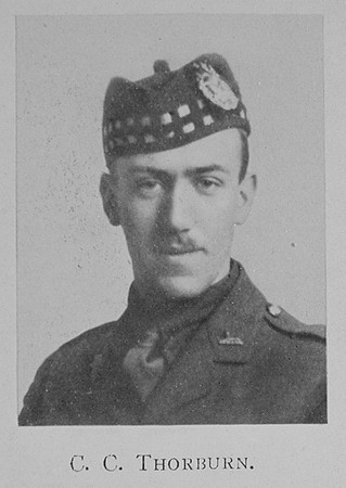 Thorburn C C Lt 1st Gordon Highlanders