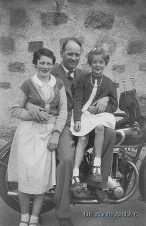 With Dad On A Motorbike