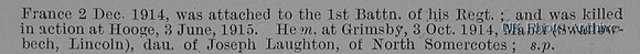 Harris J W Lt 3rd Lincolnshire Regiment Obit Part 2