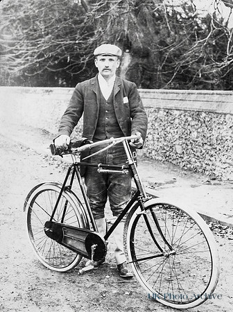 Man With A Bike In Hastings
