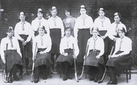 A Girl's School Hockey Team 1910s