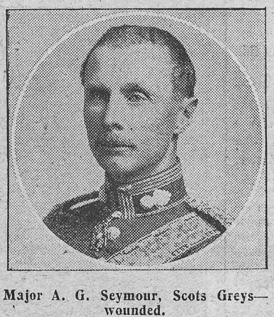 Seymour A G Major Scots Greys The Graphic 7th Sep 1914