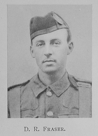 Fraser D R Sergt S/11435 5th Cameron Highlanders