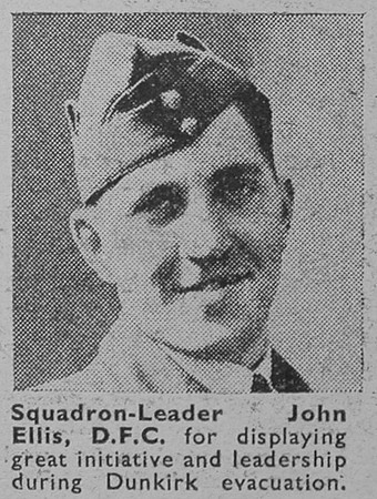 Ellis J Squad Leader DFC Royal Air Foce