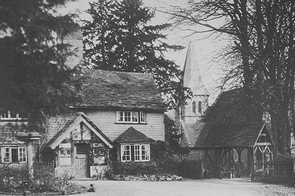 Street House And The Old Lych Gate Worth 1920s