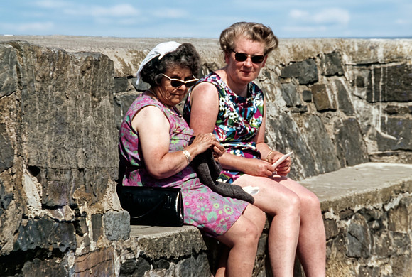 Sitting In The Sun In Newquay 1970