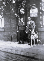 George And Edith Ramsey Outside 18 Swift Street, Manchester
