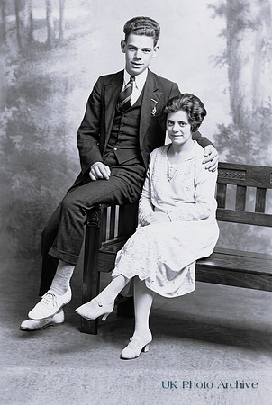 A Young Couple In The 1920s